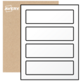 Étiquettes rectangulaires