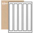 Étiquettes rectangulaires