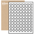 Heart Labels By The Sheet