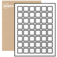 Square Labels By The Sheet