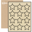 Étiquettes étoiles