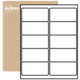 Étiquettes rectangulaires