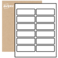Étiquettes rectangulaires