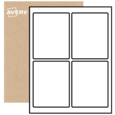 Étiquettes rectangulaires
