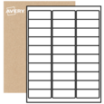 Étiquettes rectangulaires
