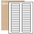 Étiquettes rectangulaires