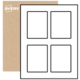 Étiquettes rectangulaires