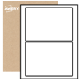 Étiquettes rectangulaires