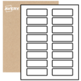 Étiquettes rectangulaires
