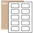 Étiquettes rectangulaires