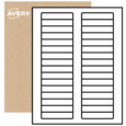 Étiquettes rectangulaires