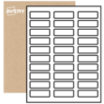 Étiquettes rectangulaires