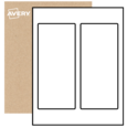 Étiquettes rectangulaires