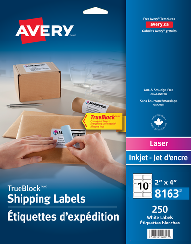 Avery® Étiquettes d'expédition 