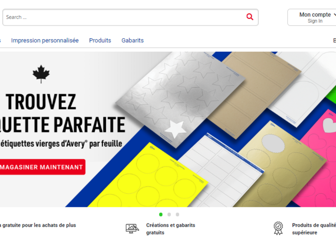 Il existe une NOUVELLE façon de magasiner sur avery.ca!