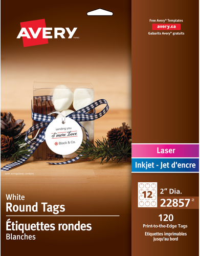  Printable Round Tags with Strings