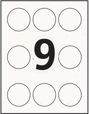 Avery&reg; Hemp Round Labels Template