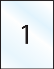 Avery&reg; White Static Cling Labels Template