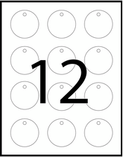 Avery&reg; Printable Round Tags Template