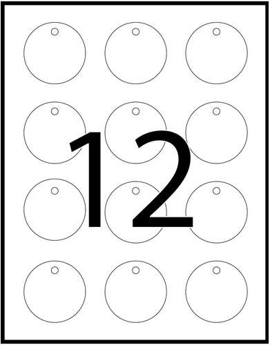 Avery&reg; Printable Round Tags Template