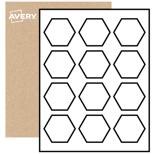 Hexagon Labels By The Sheet