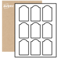 Arched Labels By The Sheet