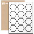 Hexagon Labels By The Sheet