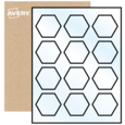 Étiquettes hexagonales