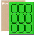 Emerald Labels By The Sheet
