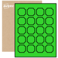 Square Labels By The Sheet