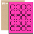 Square Labels By The Sheet