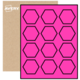 Hexagon Labels By The Sheet