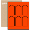 Arched Labels By The Sheet