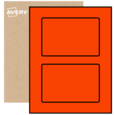 Étiquettes rectangulaires