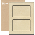 Étiquettes rectangulaires