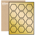 Étiquettes hexagonales