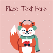 Winter Animals - Fox