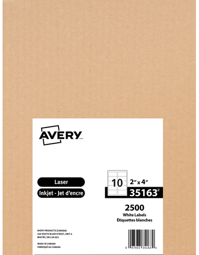 White Rectangle Labels