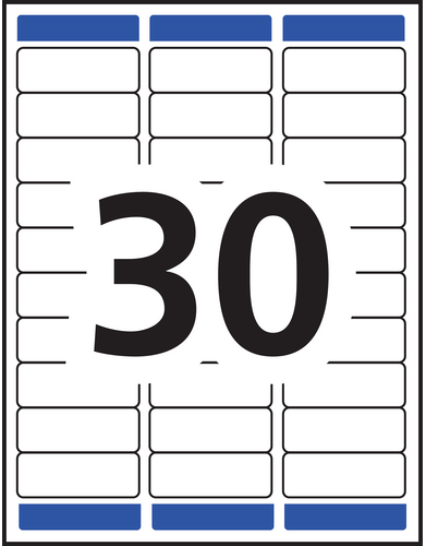 Avery&reg; Waterproof Labels Template