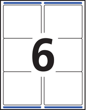 Avery&reg; White Rectangle Labels