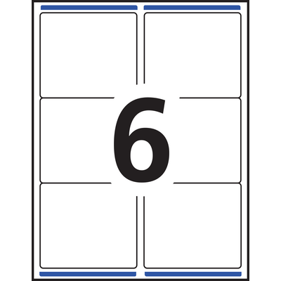 Avery Shipping Labels - 5264 - Template - 6 labels per sheet