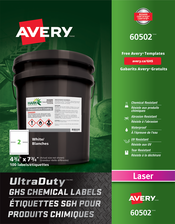  UltraDuty&trade; GHS Chemical Labels