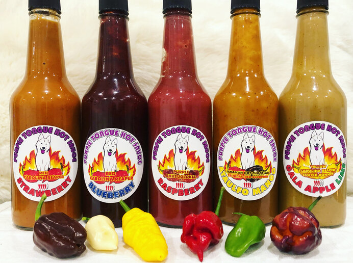 Pleins feux sur les clients : Purple Tongue Hot Sauce