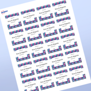 Professional Printed Square Labels