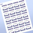 Professional Printed Square Labels
