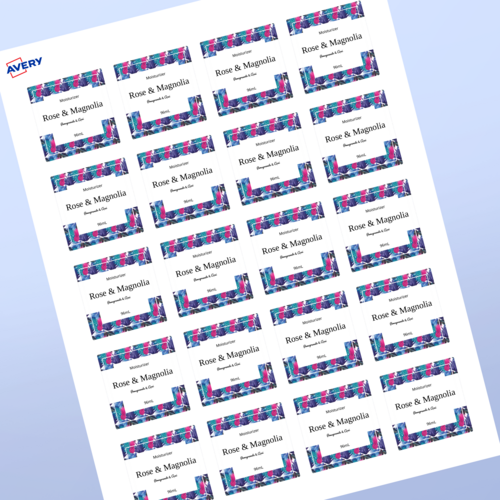 Professional Printed Square Labels