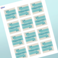 Professional Printed Square Labels