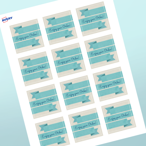 Professional Printed Square Labels