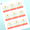 Professional Printed Square Labels