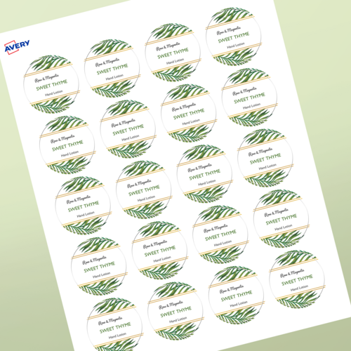 Professional Printed Round Labels